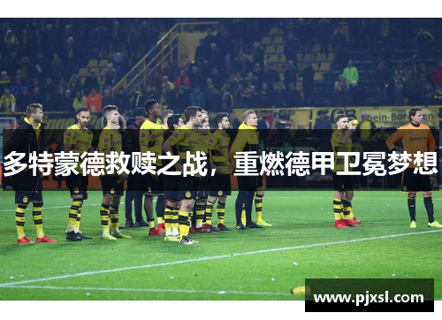 多特蒙德救赎之战，重燃德甲卫冕梦想